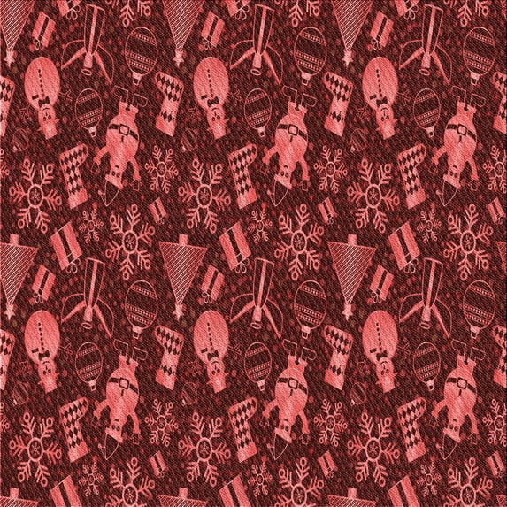 Ahgly Company Machine Washable Indoor Square Transitional Grapefruit Red Area Rugs, 5' Square