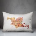 thumbnail image 3 of Creative Products Leaves Falling Autumn 20 x 14 Spun Poly Pillow, 3 of 3