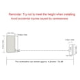 thumbnail image 4 of Retractable Clothesline Wall Mounted Stainless Steel Durable Indoor Balcony Drying Rack(White ), 4 of 4