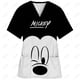 thumbnail image 2 of Uniforme de enfermera de verano con estampado de Mickey Mouse de Disney, ropa de trabajo para dentistas, salones de belleza y tiendas de mascotas, camisetas con cuello en V y bolsillos, 2 of 5
