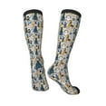 thumbnail image 5 of Lsque Llama and Cactus1 Printed Crew Socks Men's Women's LightWeight Thin Casual Calf Socks ,Knee High Socks,Cotton Socks, 5 of 9