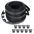 thumbnail image 1 of KOL 90 ft. (3X 30 ft.) Landscape Edging - No Dig Edging Kit (90PCS Spikes Included) -1.5'' Tall Plastic Lawn Edging Garden Decora, 1 of 8