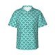 thumbnail image 1 of Balery Aquamarine Glitter1 Camisas hawaianas de manga corta para hombre, camisas playeras de corte holgado, camisas de vacaciones con botones,Large, 1 of 7