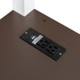 thumbnail image 4 of Queen Size Loft Bed with Desk,Open Shelf and a Storage Box,USB Charging Station,White(ETA:4/14), 4 of 16