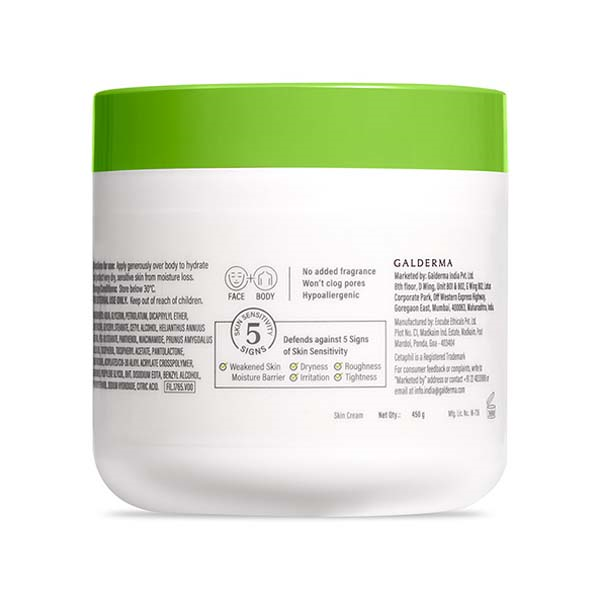 thumbnail image 2 of Cetaphil Moisturizing Cream For Dry/Sensitive Skin, Fragrance Free 450gm, 2 of 6