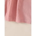 thumbnail image 6 of CARETOO Toddler Baby Girl Clothes Stripe Short Sleeve T-Shirt  Suspender Overalls Shorts Set 2Pcs Summer Outfits, 6 of 17