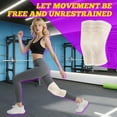 thumbnail image 6 of BESTSKY 2Pcs Knee Pads for Men,Nylon Material Knee Pads,Moisture Wicking Knee Support,Natural,L, 6 of 7