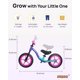 thumbnail image 2 of Bicicleta de Equilibrio KRIDDO 12" para Niños con Asiento Ajustable y Luces LED, 2 of 8