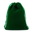 thumbnail image 1 of Monstrate 100 piezas de bolsas de terciopelo para joyería, almacenamiento de maquillaje con cordón, organizador pequeño, bolsa de regalo para Almacenamiento y organización del hogar Verde, 1 of 6