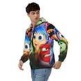 thumbnail image 4 of Lsque inside out 2 for Mens Full-zip Hoodie, Zip-up Pullover Hooded Sweatshirt, Kangaroo Pocket Hoodie Ideal for Daily Wear, Travel, and Home-3X-Large, 4 of 8