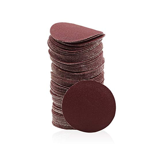 SPEEDWOX 100pc 2 inch Sanding Discs Hook and Loop Sandpaper 180 Grit Sander Disc Sanding for