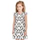 thumbnail image 1 of Fotbe Lovely Penguin Vestido de Dormir para Niñas de 3 a 10 Años, Mangas Cortas, Estilo Princesa, Pijama Camisón con Mangas Voladas-Medium, 1 of 6