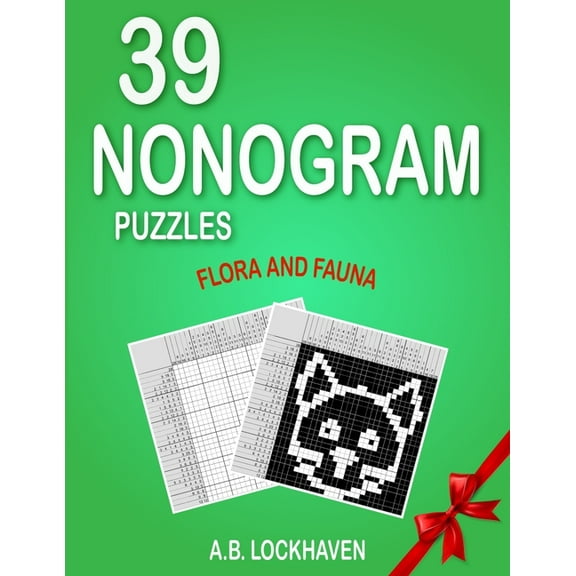 39 Nonogram Puzzles: Flora and Fauna, (Paperback)