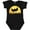 AB-Black, variant on Inktastic Halloween Bat with Moon Boys or Girls Baby Bodysuit