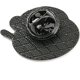 thumbnail image 2 of 1 broche de esmalte para café con diseño de latte art, de aleación negra, para mochila, ropa o taza. Medidas: 19 x 26,5 x 1,5 mm., 2 of 3