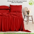 Real 700 Thread Count, 100 Organic Cotton Sheet Set [4 PC Full Size