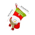 thumbnail image 4 of Xuniizn Christmas Stockings Bulk, Assorted Festive Xmas Stockings for Fireplace Mantel Decor, Traditional Holiday Ornaments, Christmas Decorations for Home, Polyester, 4 of 7