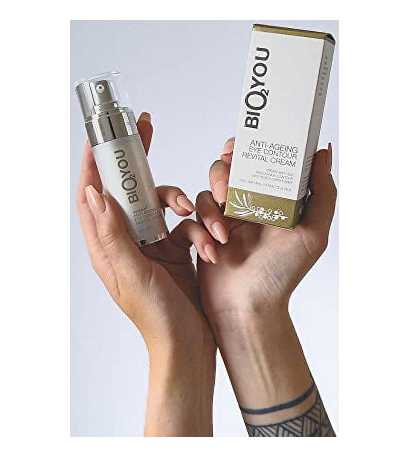 Bio2You, Natural Anti-Ageing Eye Contour Revital Cream, Rejuvenates and Nourishes the Eye Area, with Hyaluronic Acid and Collagen, 30ml