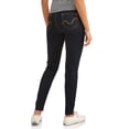 thumbnail image 2 of Oh! Mamma Maternity Full Panel Stretch Skinny Jeans with Contrast Stich Pockets - Available in Plus Sizes, 2 of 3