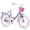 Purple, variant on Glerc Maggie Grils Bike, 20 Inch Kids Bicycle for 7-13 Years Old Chlidren, Princess Styles Kids Bikes with Rack & Basket & Kickstand, Purple