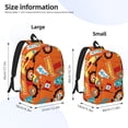 thumbnail image 4 of Balery Monster Truck Vintage Canvas Backpack for Men and Women - Large Capacity, Durable Travel Laptop Bag for School, Work, Hiking, and Outdoor Activities, 4 of 7