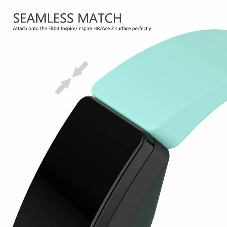 Fitbit Inspire 2 / Inspire / Inspire HR / Ace 2 Bracelet Fusion Black or  Rose Gold Leather Replacement Band 