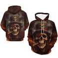 thumbnail image 4 of LAOLIUSN Soul Men's Skull Pattern 3D Print Fashion Design Hoodies Sweatshirt, S-4XL, 4 of 7