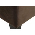 thumbnail image 2 of Lifestyle Solutions Wayne Ottoman w/Wooden Frame, Upholstered Microfiber Fabric, Coffee Color, 2 of 4