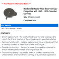 thumbnail image 2 of Windshield Washer Fluid Reservoir Cap - Compatible with 1967 - 1975 Chevrolet Corvette - Dorman, 2 of 2