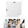 thumbnail image 5 of Cloth Napkins Set of 8 - 20x20 Inches, White Washable Reusable Table Napkins, Modern Simple White Backdrop Soft & Absortbent Dining Napkin for Party Wedding Hotel Restaurant, 5 of 8