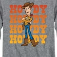 thumbnail image 3 of Toy Story - Woody Howdy - Toddler And Youth Long Sleeve Graphic T-Shirt, 3 of 5