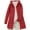 Red, variant on Sevevn Women's Down Jacket Lightweight Hooded Lightweight Down Jacket Women's Medium Long Lightweight Slim Large Size Thin Jacket Christmas
