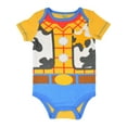 thumbnail image 5 of Disney Pixar Toy Story Woody Buzz Lightyear Slinky Dog Newborn Baby Boys 5 Pack Bodysuits Newborn to Infant, 5 of 5