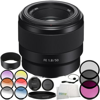 SONY FE 50mm F1.8 フィルター付き Sony FE 50mm F1.8 Full-frame Prime E-Mount Lens with 49mm Filter