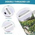 thumbnail image 3 of Yayeee 40oz Stainless Steel Tumbler with Straw and Handle Double-Wall Insulated Travel Water Bottle, Pine Tree, 3 of 8