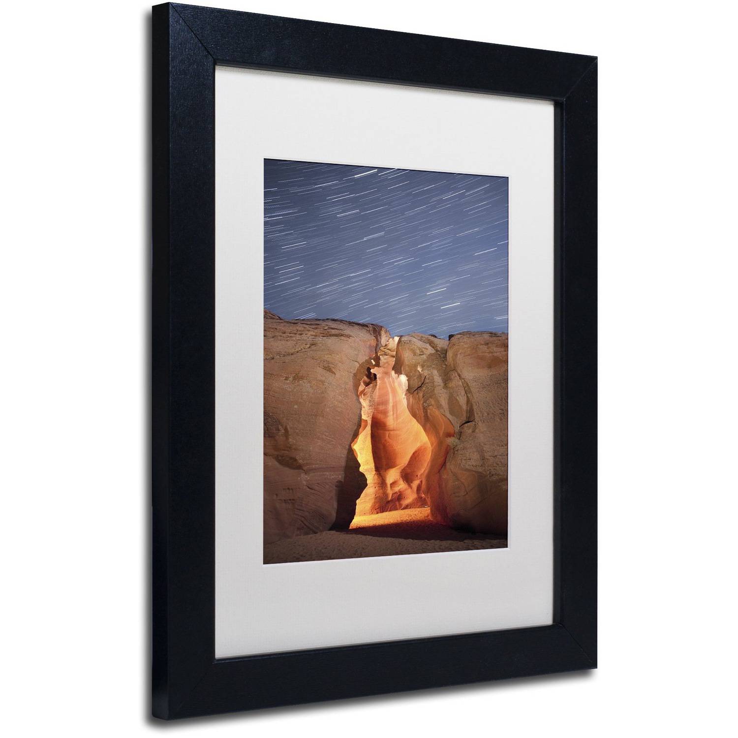 Moises Levy 'Flame' Matted Framed Art