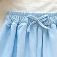 thumbnail image 6 of KPOPLK Toddler Girls Soccer Shorts Toddler Athletic Performance Shorts Dolphin Gym Shorts Size 5-6 Years,Blue, 6 of 8