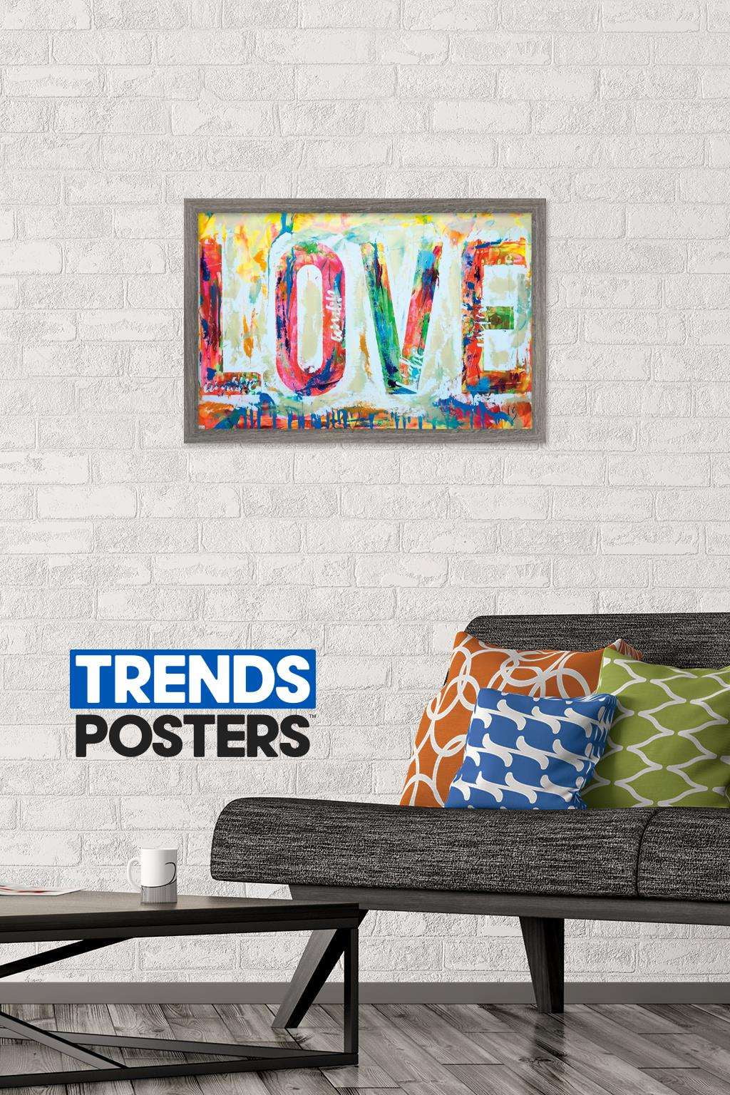 Ivan Guaderrama - Love 1 Wall Poster, 14.725" x 22.375", Framed