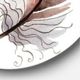 thumbnail image 3 of Designart - Colourful Boho Feathers IV - Bohemian & Eclectic Metal Circle Wall Art, 3 of 5