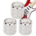 thumbnail image 2 of 3 pcs Metal Guitar Volume Tone Control Knobs Button Accessory for Electric Guitars Bass, 2 of 8