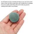thumbnail image 4 of Wool Felt Ball Beads Woolen Fabric 3cm 30mm Grey for Home Crafts 20Pcs, 4 of 5