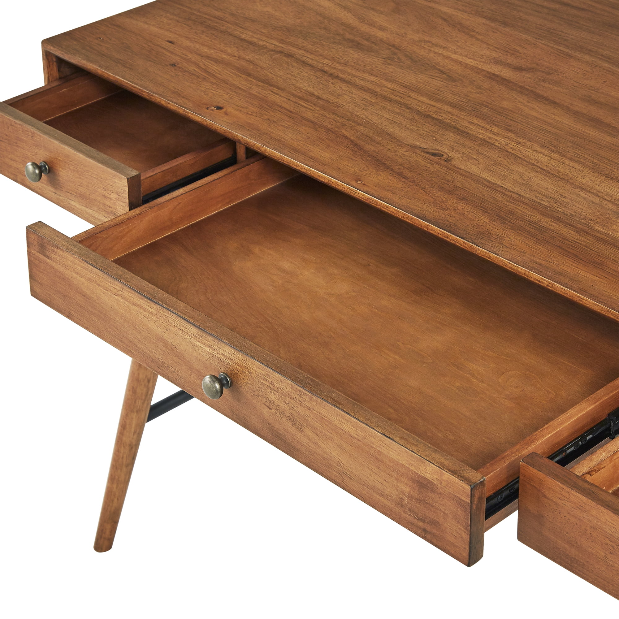 Weston Home Jackson Wood 3-Drawer Writing Desk