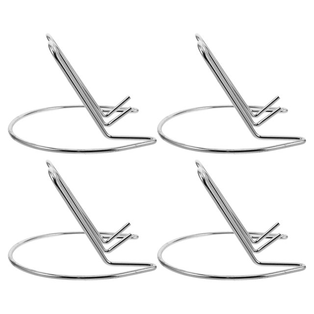 PTOOTP 4Ud Soporte De Metal Para Monitor De Audio En Escritorio Con Alta Estabilidad Plata