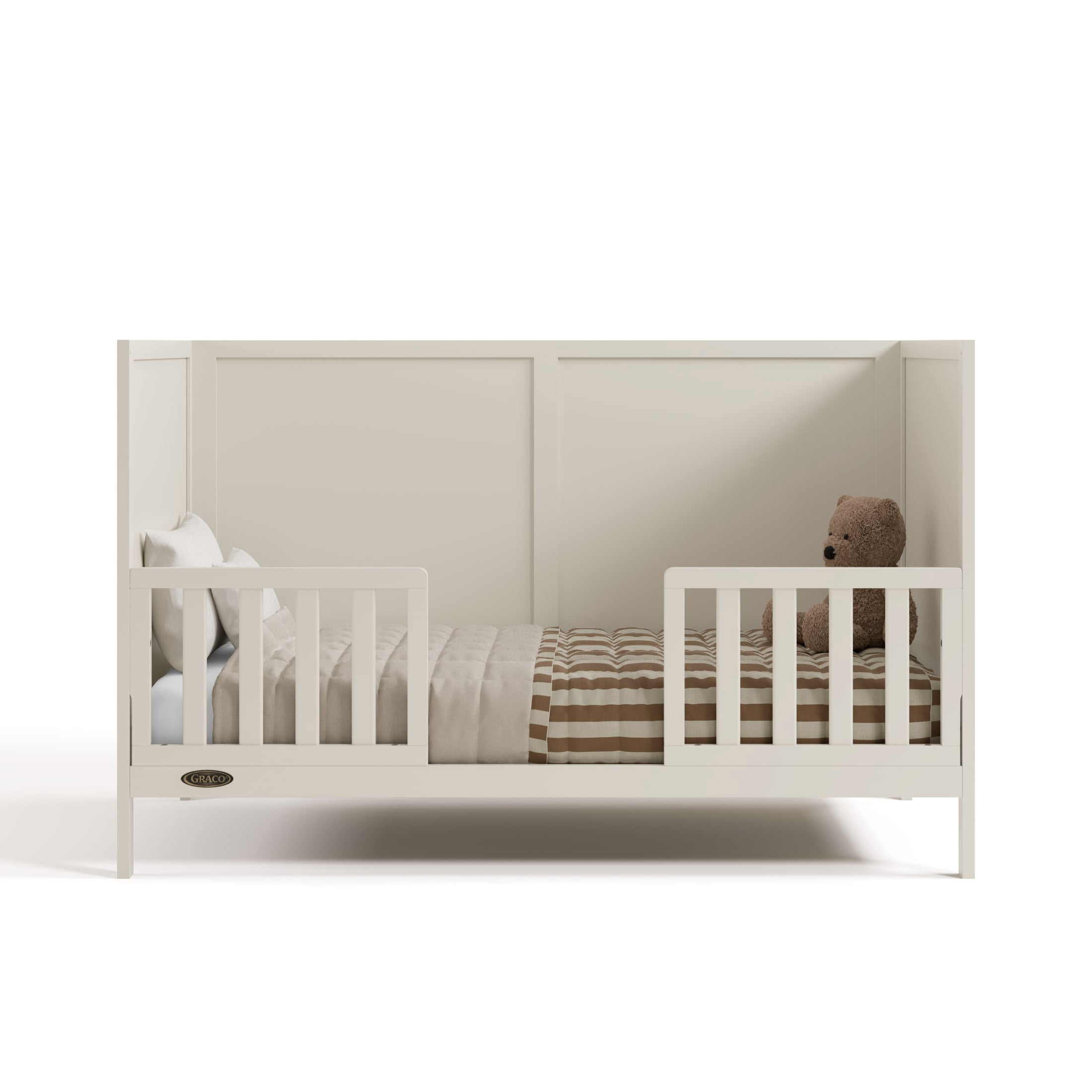 Graco Theo 3-in-1 Convertible Baby Crib, Frosted Oat