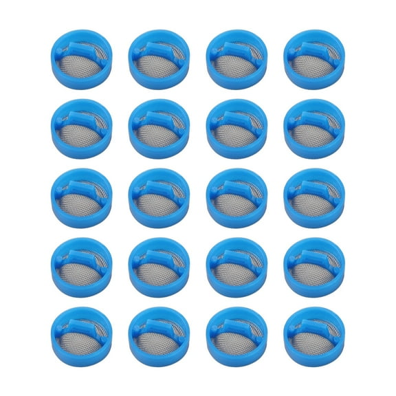 20-Pack Stainless Steel Inlet Valve Filter Screens | 20x6mm Washing Machine Water Filters | Universal Fit for All Brands