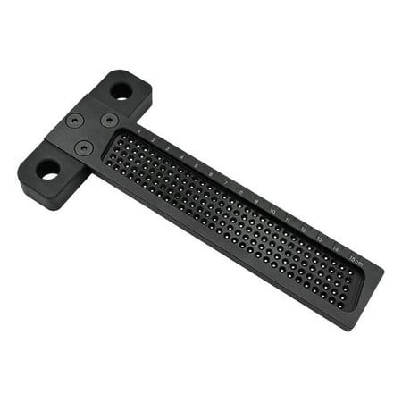 

Aluminum Alloy Hole Positioning Metric Measuring Ruler Woodworking Tool