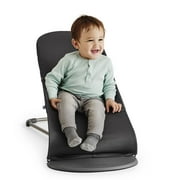 BabyBjorn Bouncer Bliss ، إطار رمادي داكن ، قميص ثلاثي الأبعاد ، رمادي فاتح