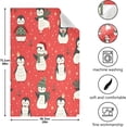 thumbnail image 3 of SKYSONIC Christmas Penguins Kitchen Dish Towel Set,Drying Kitchen Towels Tea Towels 1Pcs, 3 of 7