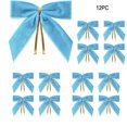 thumbnail image 1 of Lazos de terciopelo para coronas navideñas, 12 unidades, color burdeos, 8,9 x 8,9 cm (3,5 x 3,5 Rkxzt, 1 of 9