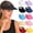 Black, variant on Visor Women Men Sun Hat Clip On Visors Adjustable Sport Wide Brim Cap